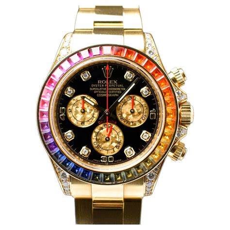 rolex daytona 18k gold gewicht|rolex daytona rainbow yellow gold.